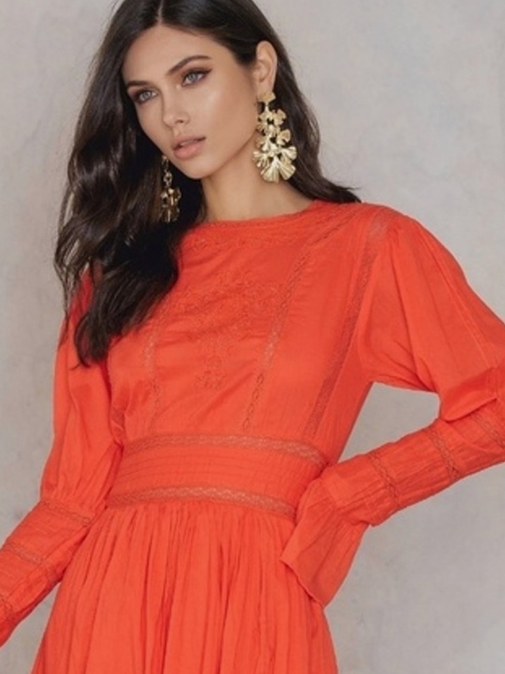 Free People Embroidered Dress